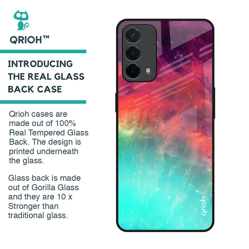 Colorful Aura Glass Case for Oppo F19