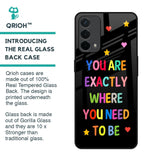 Magical Words Glass Case for Oppo F19