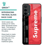 Supreme Ticket Glass Case for Oppo F19