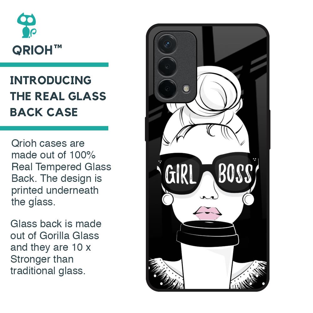 Girl Boss Glass Case For Oppo F19