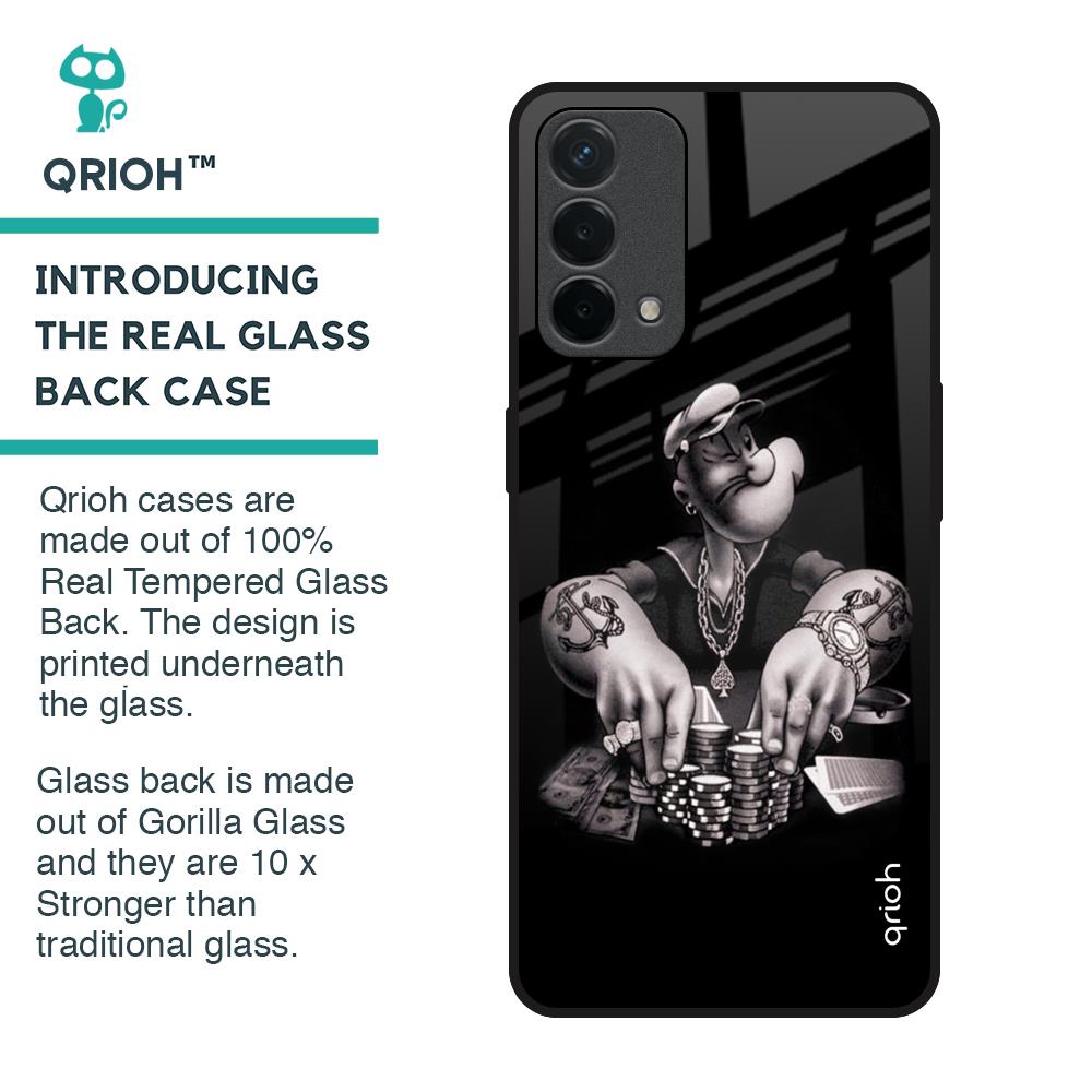 Gambling Problem Glass Case For Oppo F19