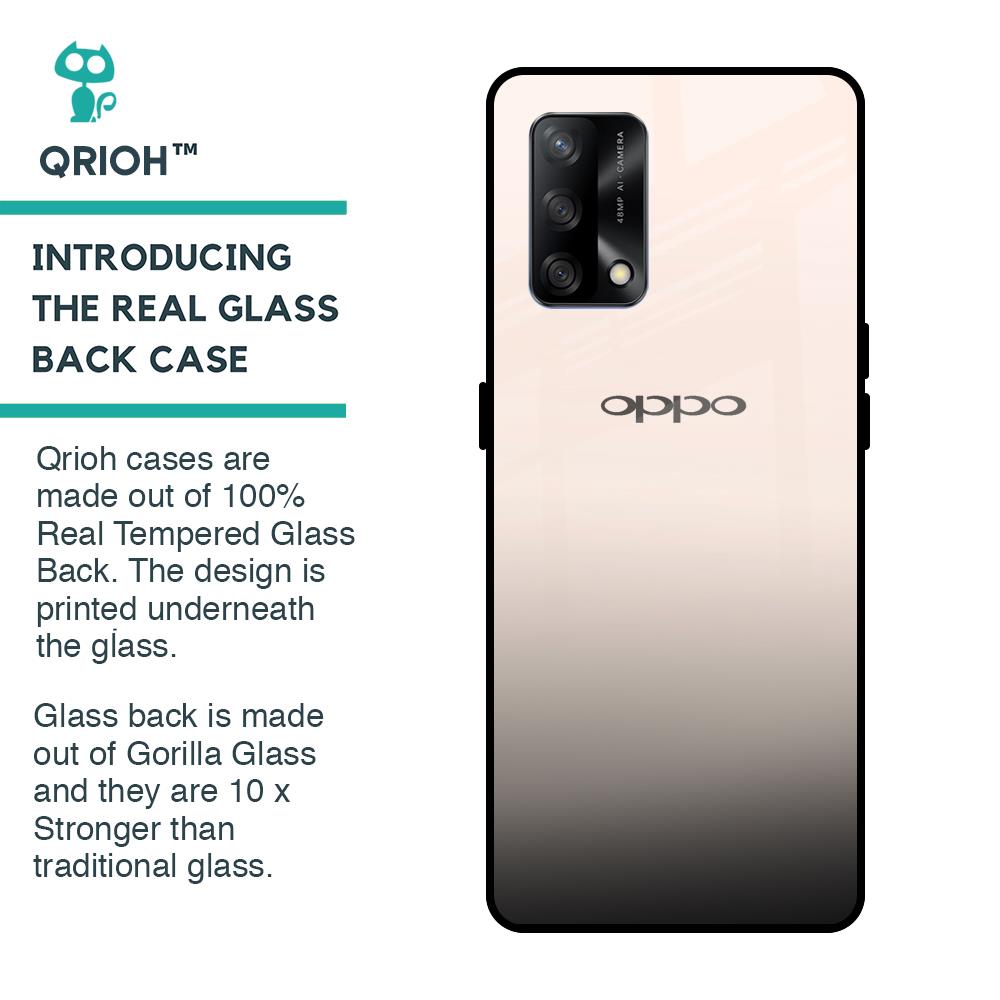Dove Gradient Glass Case for Oppo F19