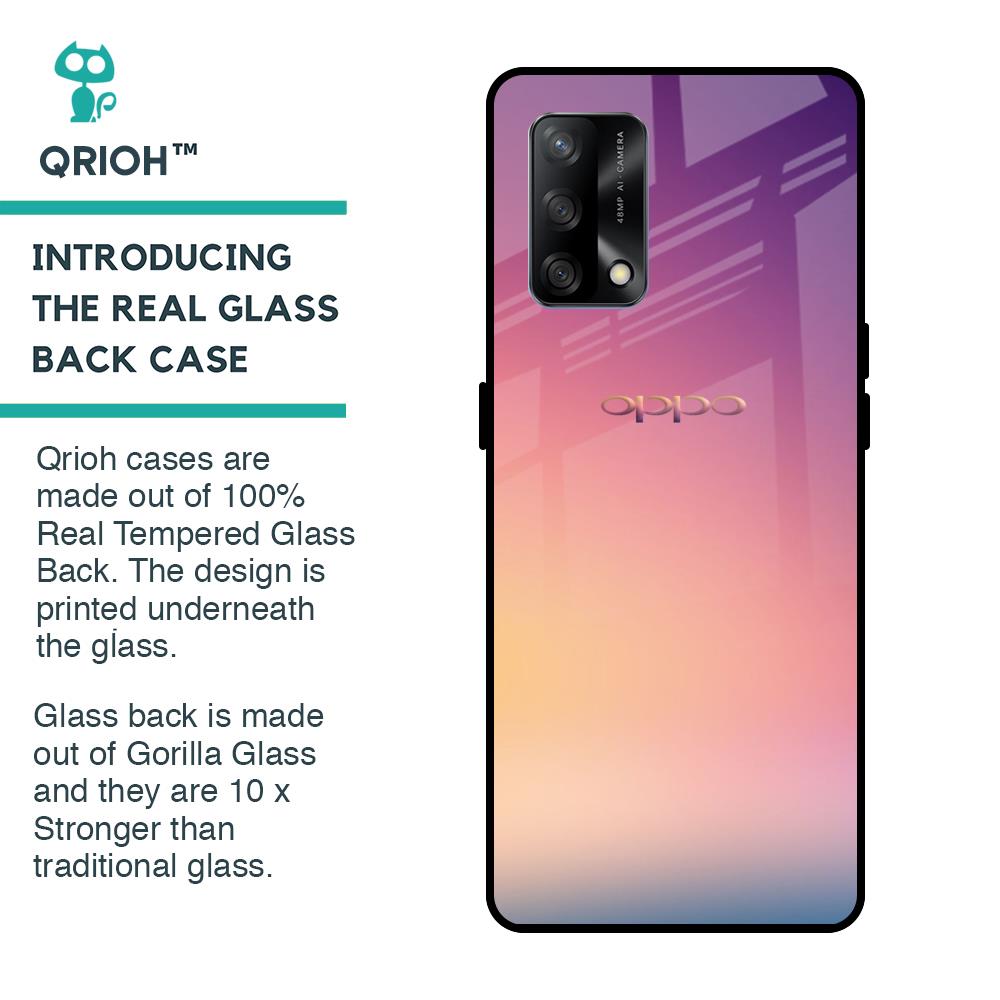 Lavender Purple Glass case for Oppo F19