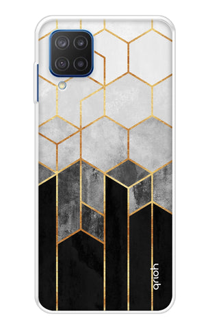 Hexagonal Pattern Samsung Galaxy F12 Back Cover