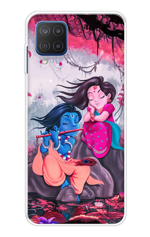 Radha Krishna Art Samsung Galaxy F12 Back Cover