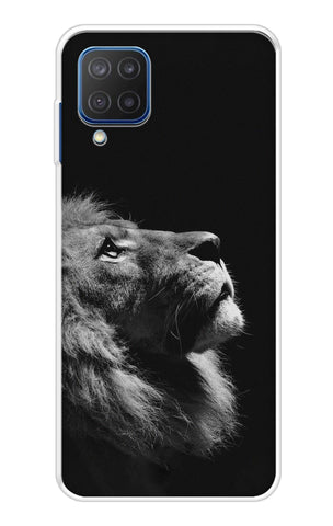 Lion Looking to Sky Samsung Galaxy F12 Back Cover