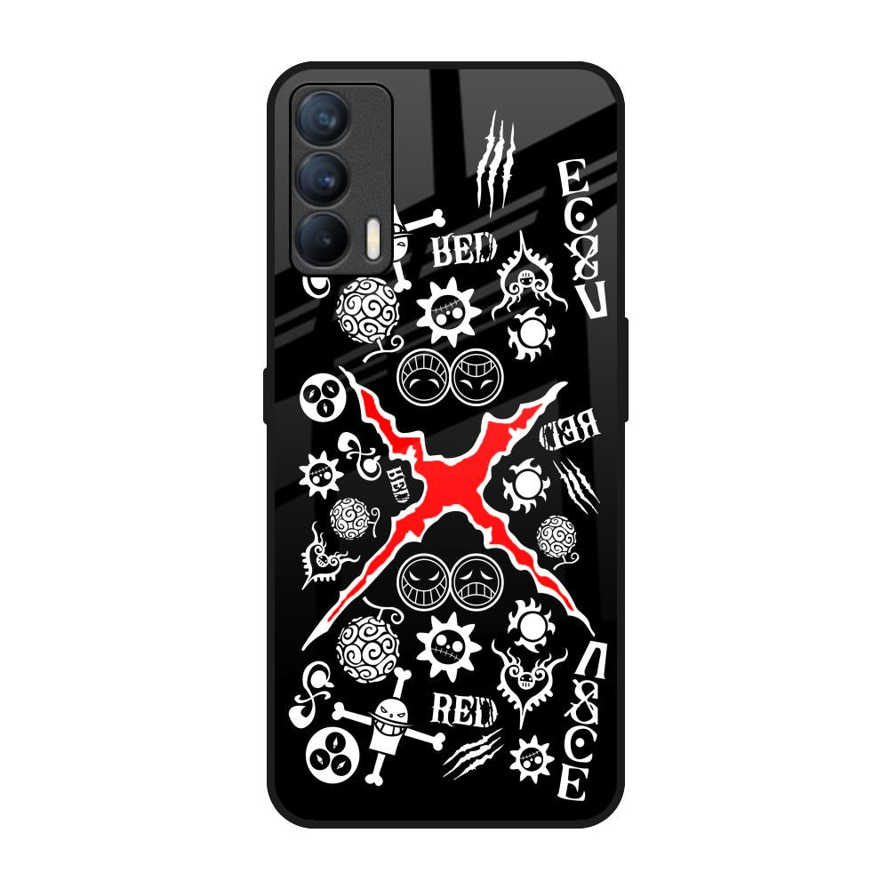 Red Zone Realme X7 Glass Back Cover Online
