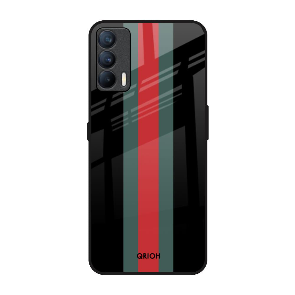 Vertical Stripes Realme X7 Glass Back Cover Online