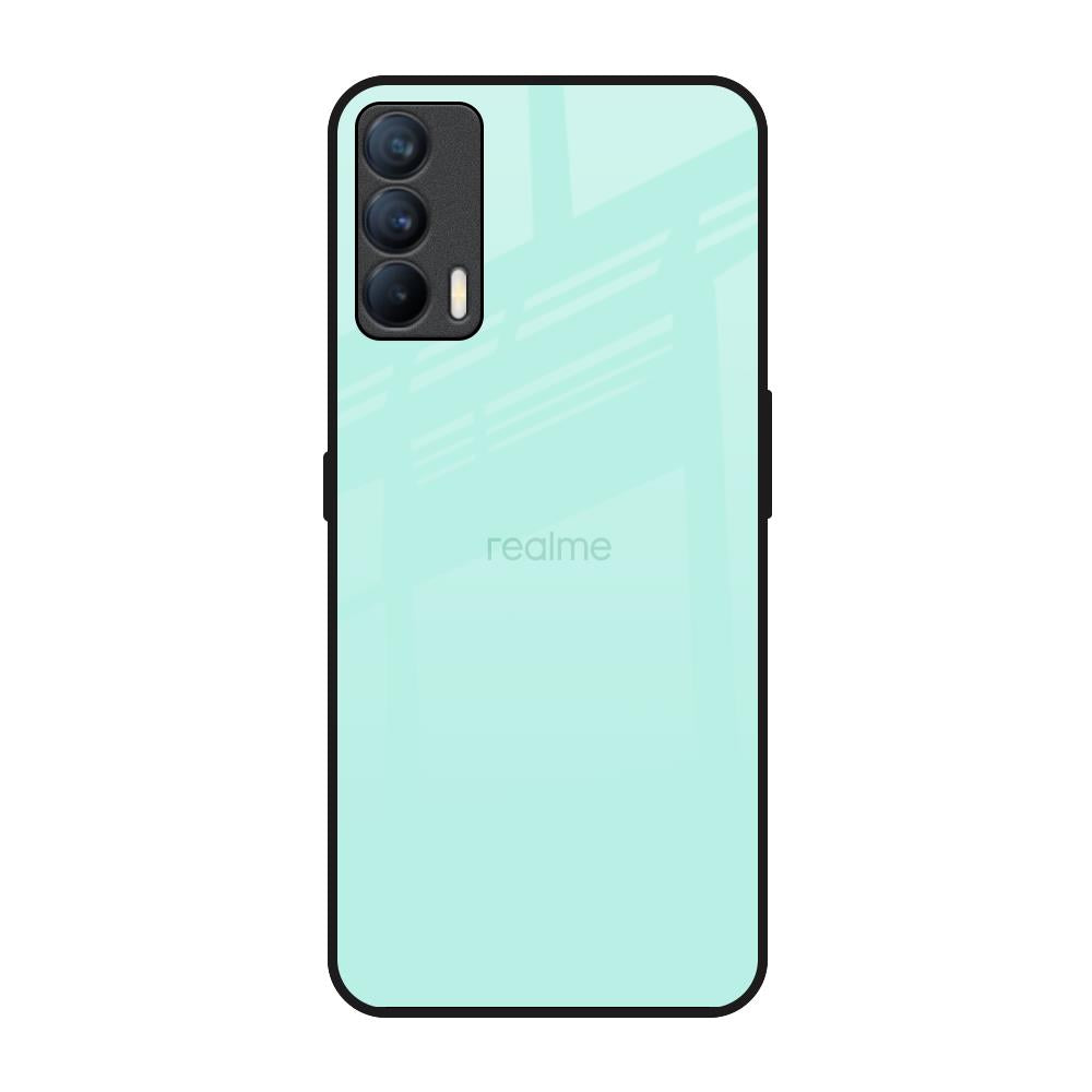 Teal Realme X7 Glass Back Cover Online