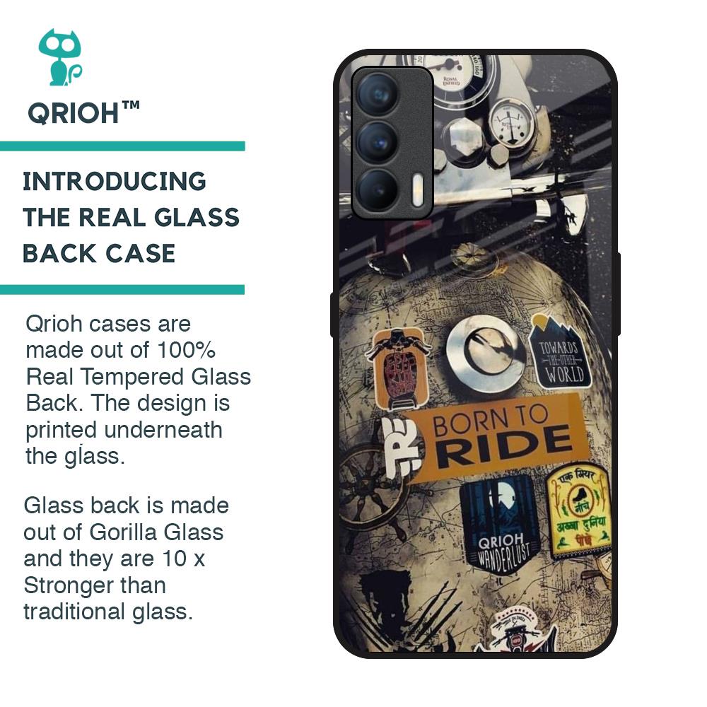 Ride Mode On Glass Case for Realme X7