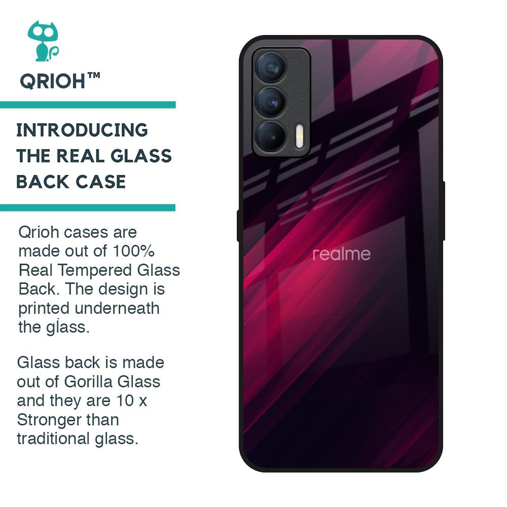 Razor Black Glass Case for Realme X7