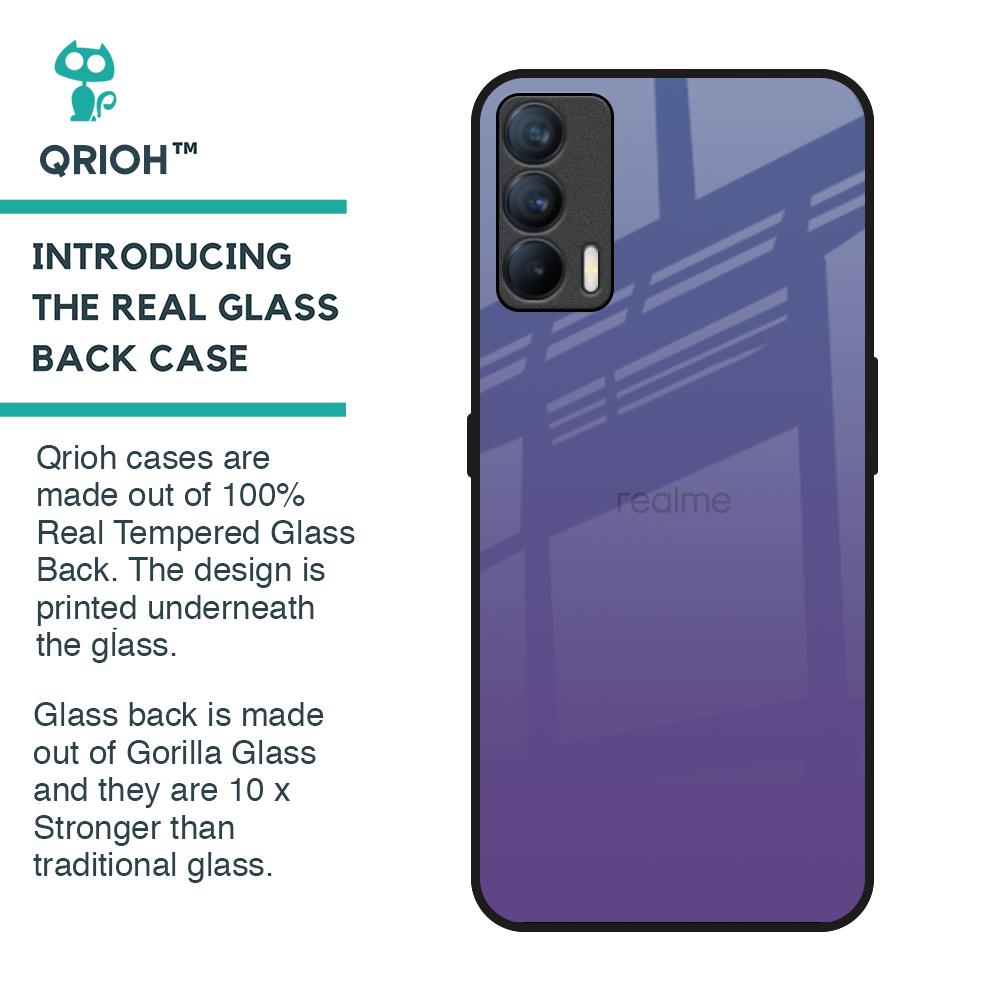 Indigo Pastel Glass Case For Realme X7