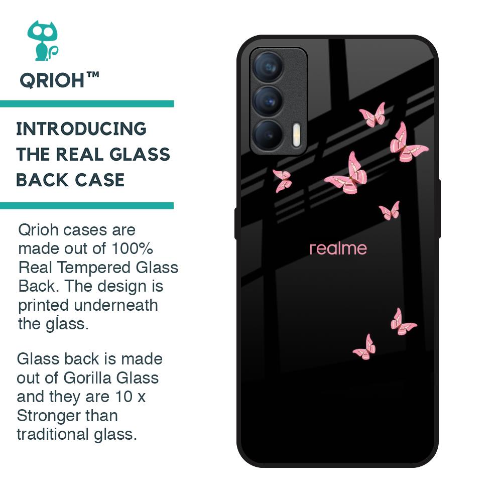 Fly Butterfly Glass Case for Realme X7