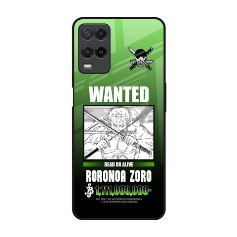 Zoro Wanted Oppo A54 Glass Back Cover Online