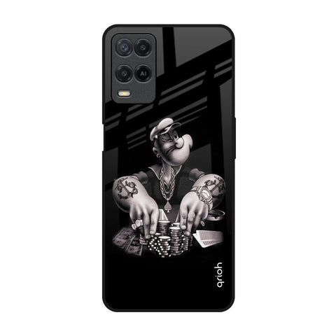 Gambling Problem Oppo A54 Glass Back Cover Online