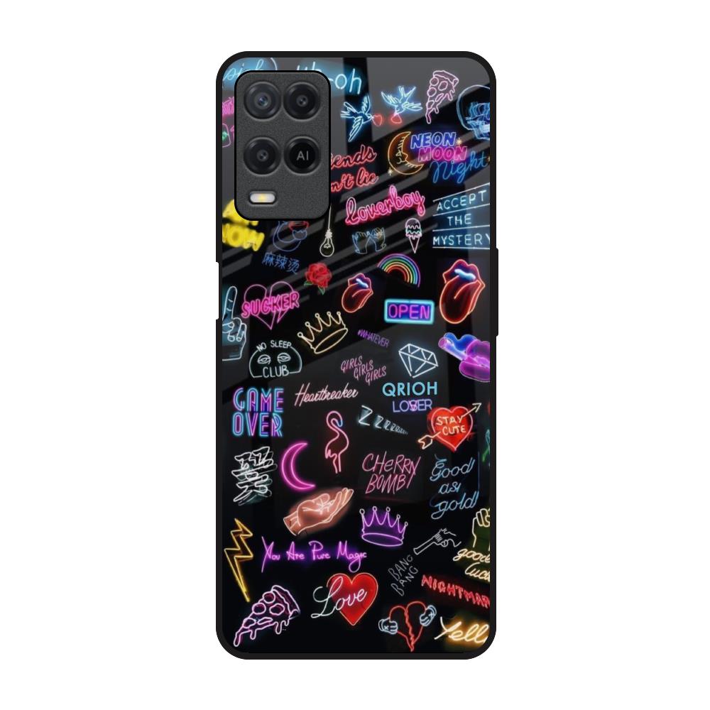 Accept The Mystery Oppo A54 Glass Back Cover Online