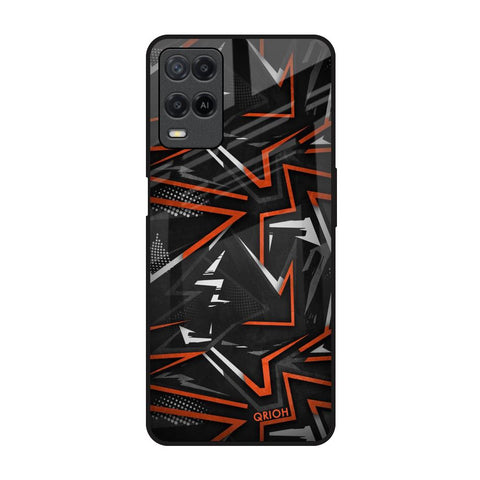 Vector Art Oppo A54 Glass Back Cover Online