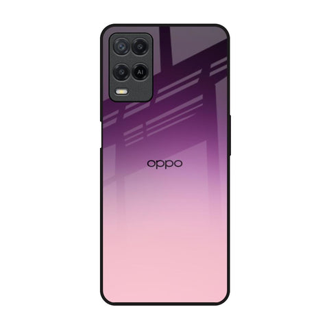 Purple Gradient Oppo A54 Glass Back Cover Online