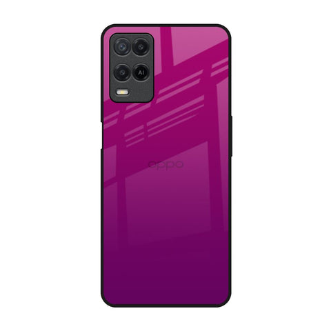 Magenta Gradient Oppo A54 Glass Back Cover Online
