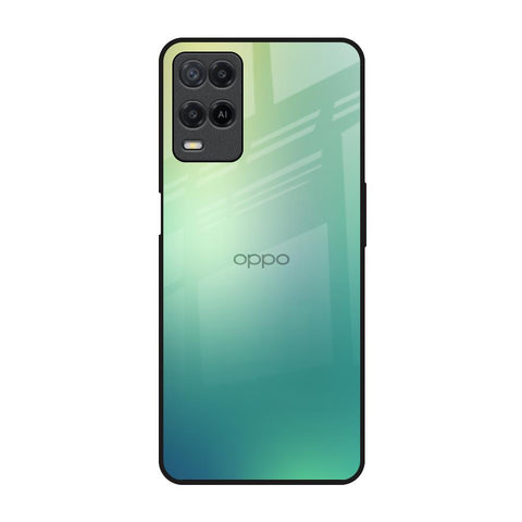 Dusty Green Oppo A54 Glass Back Cover Online