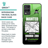 Zoro Wanted Glass Case for Oppo A54