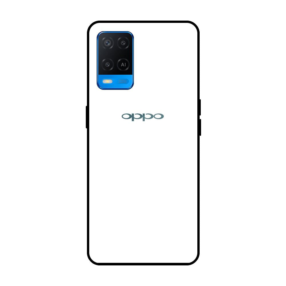 Arctic White Oppo A54 Glass Back Cover Flat 35% Off On Oppo A54