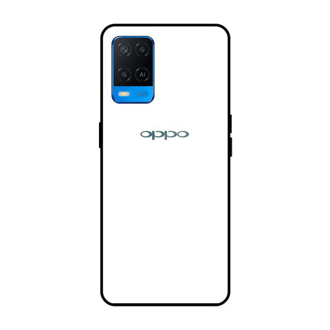 Arctic White Oppo A54 Glass Cases & Covers Online