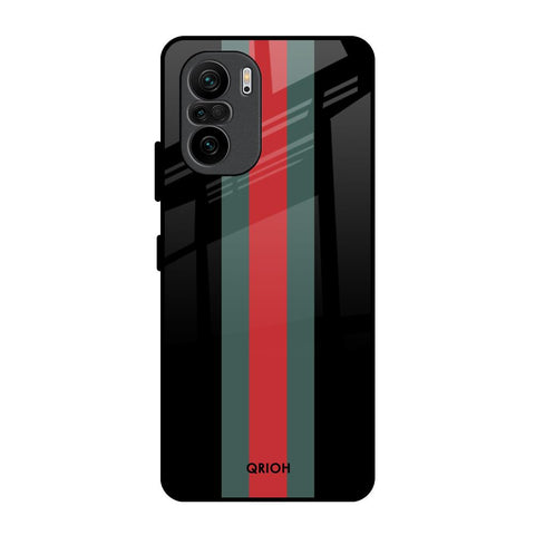 Vertical Stripes Mi 11X Glass Back Cover Online