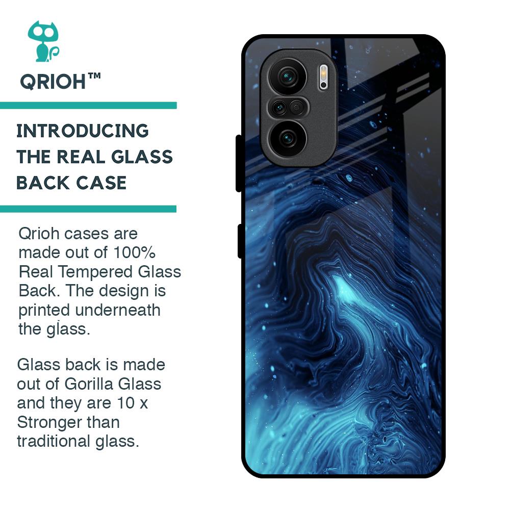 Dazzling Ocean Gradient Glass Case For Mi 11X