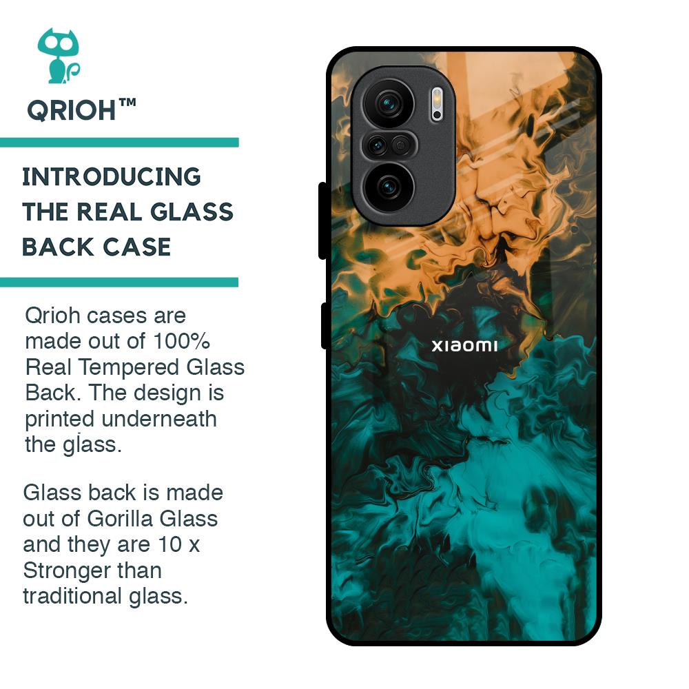 Watercolor Wave Glass Case for Mi 11X