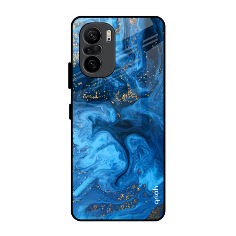 Gold Sprinkle Mi 11X Pro Glass Back Cover Online