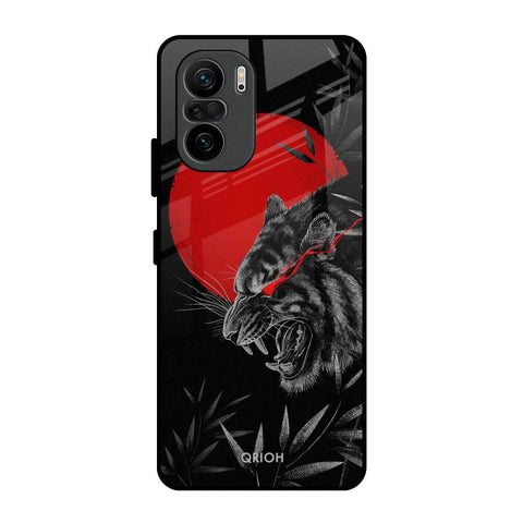 Red Moon Tiger Mi 11X Pro Glass Back Cover Online