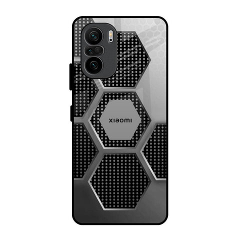 Hexagon Style Mi 11X Pro Glass Back Cover Online