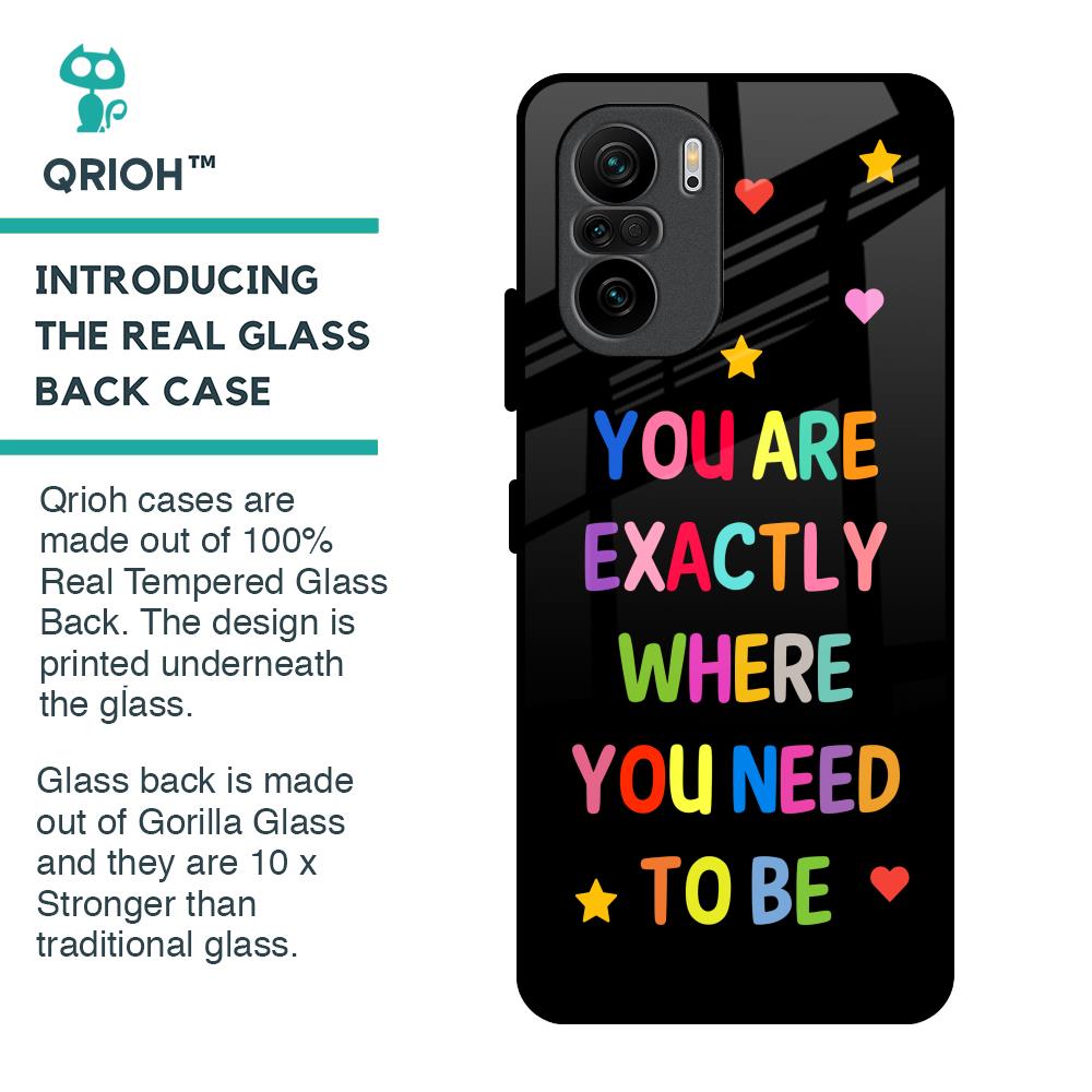 Magical Words Glass Case for Mi 11X Pro