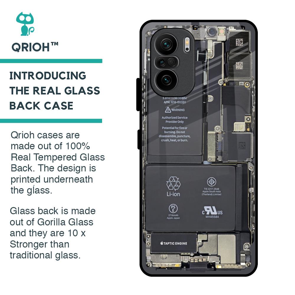 Skeleton Inside Glass Case for Mi 11X Pro