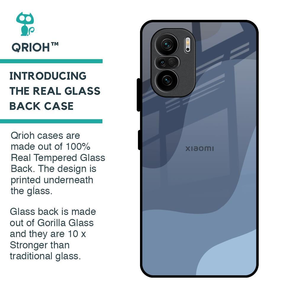 Navy Blue Ombre Glass Case for Mi 11X Pro