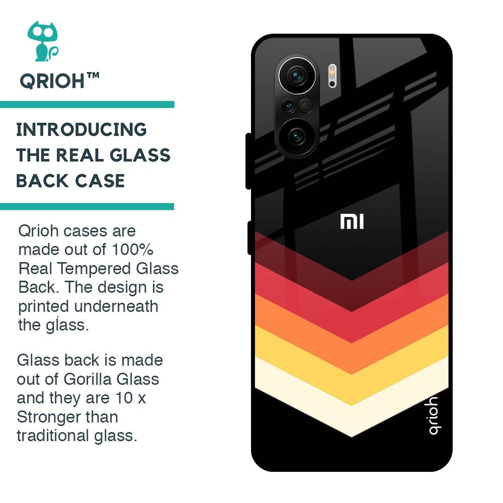 Abstract Arrow Pattern Glass Case For Mi 11X Pro
