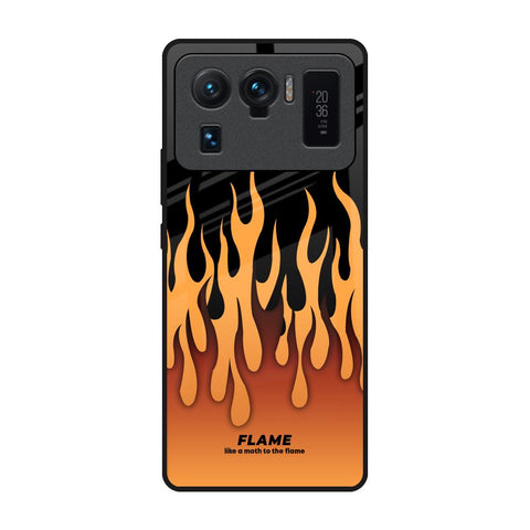 Fire Flame Mi 11 Ultra Glass Back Cover Online