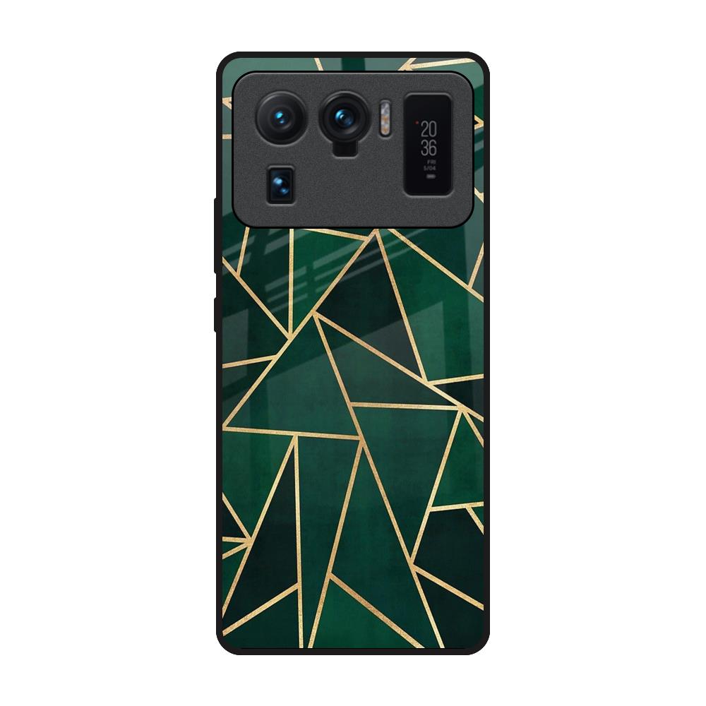 Abstract Green Mi 11 Ultra Glass Back Cover Online