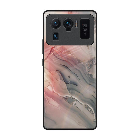 Pink And Grey Marble Mi 11 Ultra Glass Back Cover Online