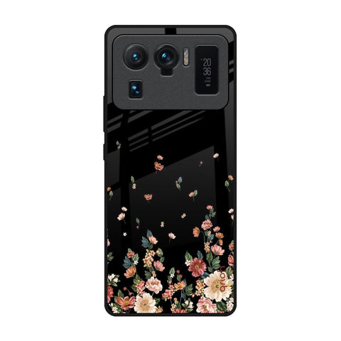 Floating Floral Print Mi 11 Ultra Glass Back Cover Online