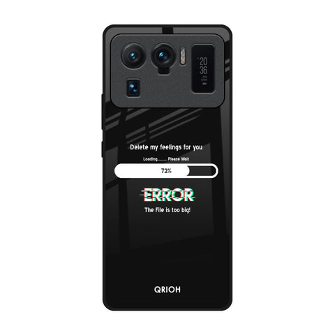 Error Mi 11 Ultra Glass Back Cover Online