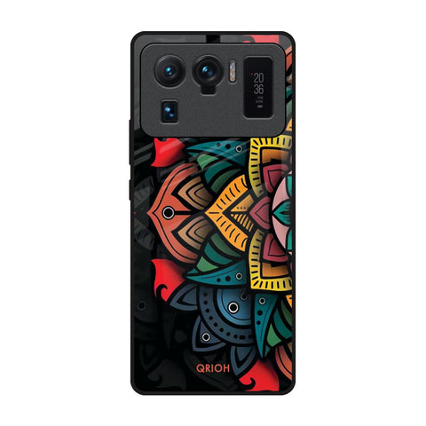 Retro Gorgeous Flower Mi 11 Ultra Glass Back Cover Online