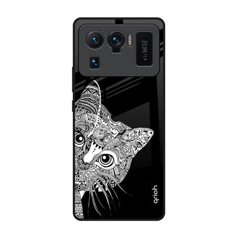 Kitten Mandala Mi 11 Ultra Glass Back Cover Online