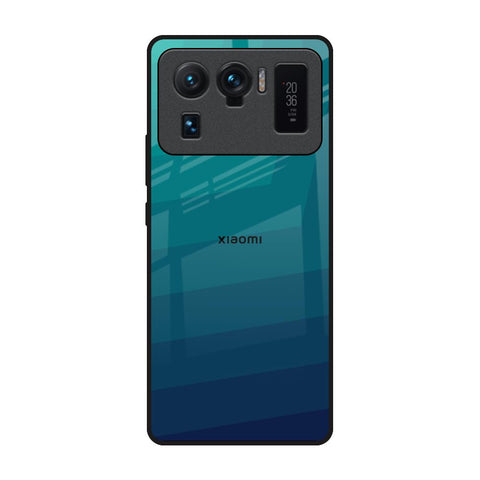 Green Triangle Pattern Mi 11 Ultra Glass Back Cover Online