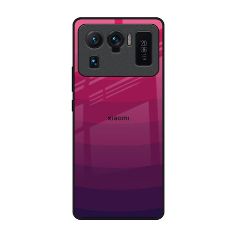 Wavy Pink Pattern Mi 11 Ultra Glass Back Cover Online