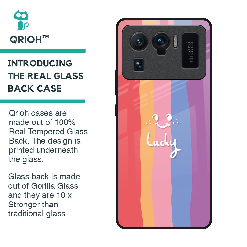 Lucky Abstract Glass Case for Mi 11 Ultra