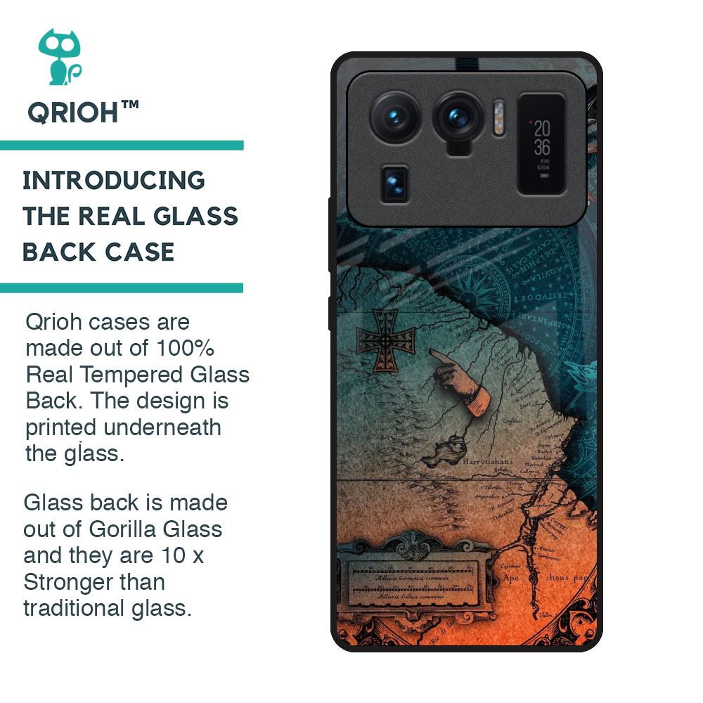 Geographical Map Glass Case for Mi 11 Ultra