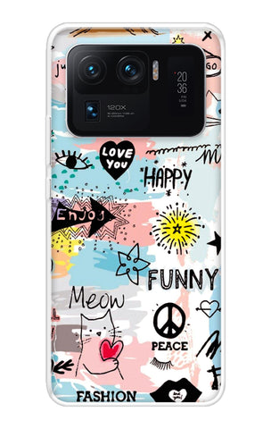 Happy Doodle Mi 11 Ultra Back Cover