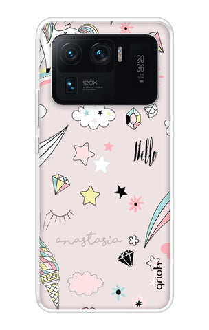Unicorn Doodle Mi 11 Ultra Back Cover